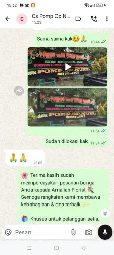 Testimonial Papan Bunga gurudug